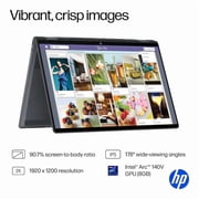 HP OmniBook X Flip 2-in-1 AI Laptop, 16 2K 1920 x 1200 LED Touchscreen, Intel Core Ultra 7 256V, 5MP IR Webcam, Backlit KB, Stylus Pen, Win11 Pro (16GB DDR5 RAM / 1TB SSD)