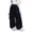 Black, variant on Pandaie Girls Bow Tie Wide Leg Sweat Pants Elastic High Waist Loose Fit Soft Fabric for Daily Casual Outfits Black,5-6 Years