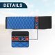 thumbnail image 5 of Funda para cinturón de seguridad Unique Bargains con diamantes de imitación color azul 2 uds, 5 of 8