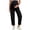 Black, variant on Maternity Jeans Over Belly Women Comfy Stretch 28'' Boyfriend Jean M-3X Pregnancy Denim Pants Plus Size (3XL, Blue)