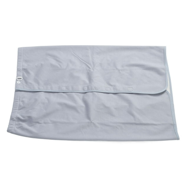 Jupe de Matelas d'Incontinence, Matelas d'Incontinence Portable Lavable Réutilisable Absorption d'Eau Coussinet de Lit d'Incontinence Ajustable Gris Bleu