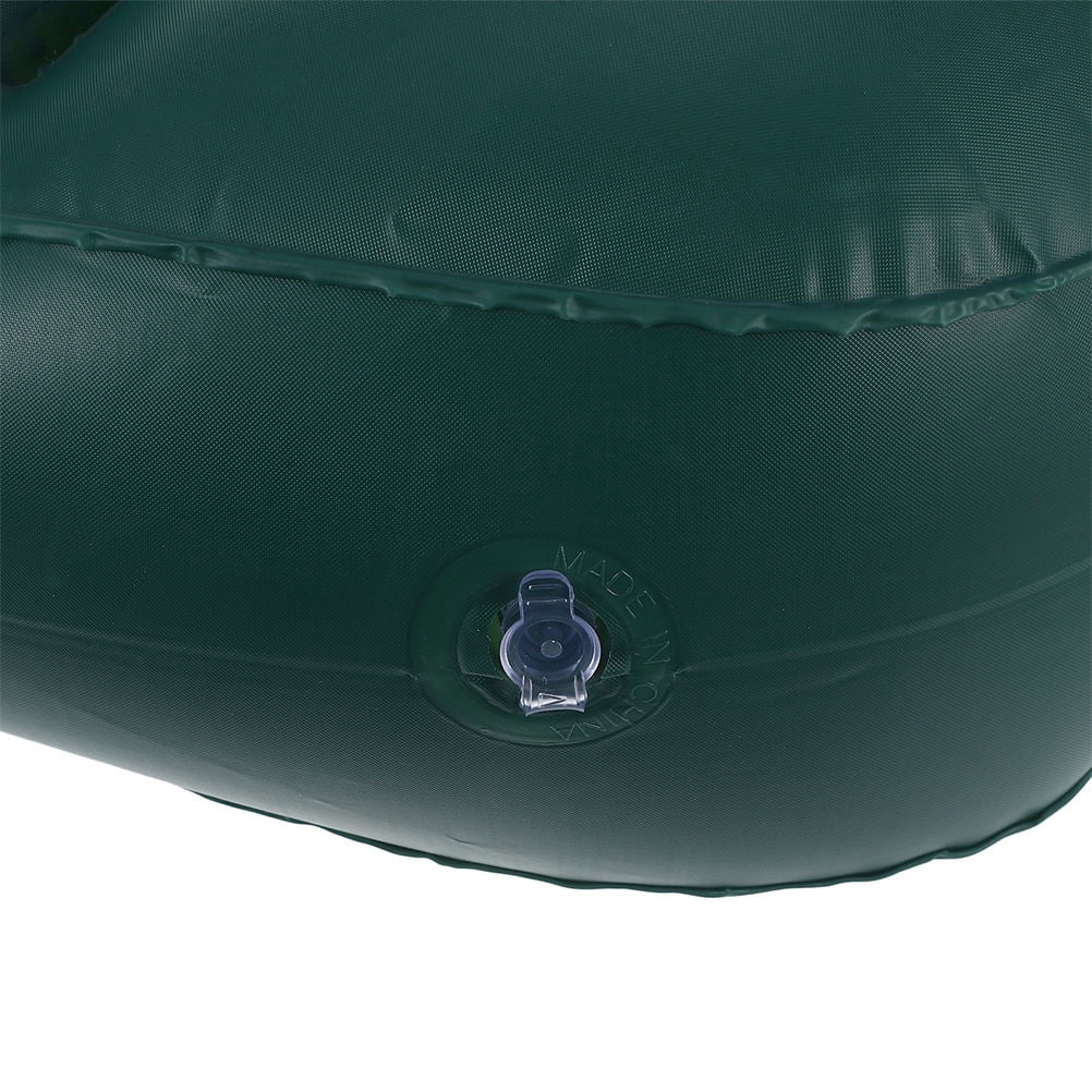 WASHWEPE 4-Pack Inflatable Kayak Seat Cushions with PVC Back Support Pads for Fishing, Camping, and Quick Inflation