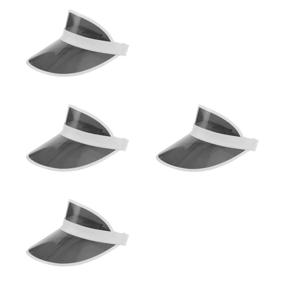 WORGEOUS 4pcs Stylish Sun Shade Hat Beach Hat Unisex Hat Fashionable Sun Proof Hat Sunlight Blocking Sun Visor Hat