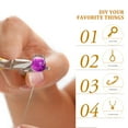 thumbnail image 5 of KAKOWELY metal key ring 100pcs Stainless Steel DIY Key Rings For Keychains Metal Key Rings For Crafts And Key Buckles Split Rings Round Connectors0.24"X0.24"X0.04", 5 of 5