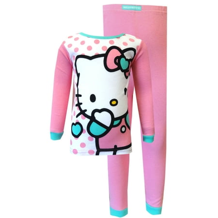 Hello Kitty Pink Cotton Toddler Pajama Set