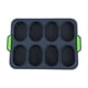thumbnail image 2 of Moldes de Silicona Ovalados para Pan Francés, 8 Compartimentos, Antiadherentes, para Hornear Pan Francés. Bandeja para Hornear Mini Pasteles., 2 of 6