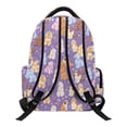 thumbnail image 2 of FKELYI 17 Inch Schoolbag for Kids Backpack Cartoon Dog Love Purple Print School Bookbag for Elementary Student Travel Rucksack Casual Daypack for Boys Girls, 2 of 7