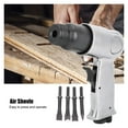 thumbnail image 3 of Professional Handheld Pneumatic Hammer Pistol Gas Shovels 150mm Air Hammer Small Rust Remover Pneumatic Tools With 4 Chisels ,Maximum Power, 3 of 6