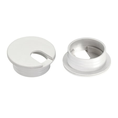 Cable Hole Cover 1 3 8 Plastic Desk Grommet For Wire Organizer