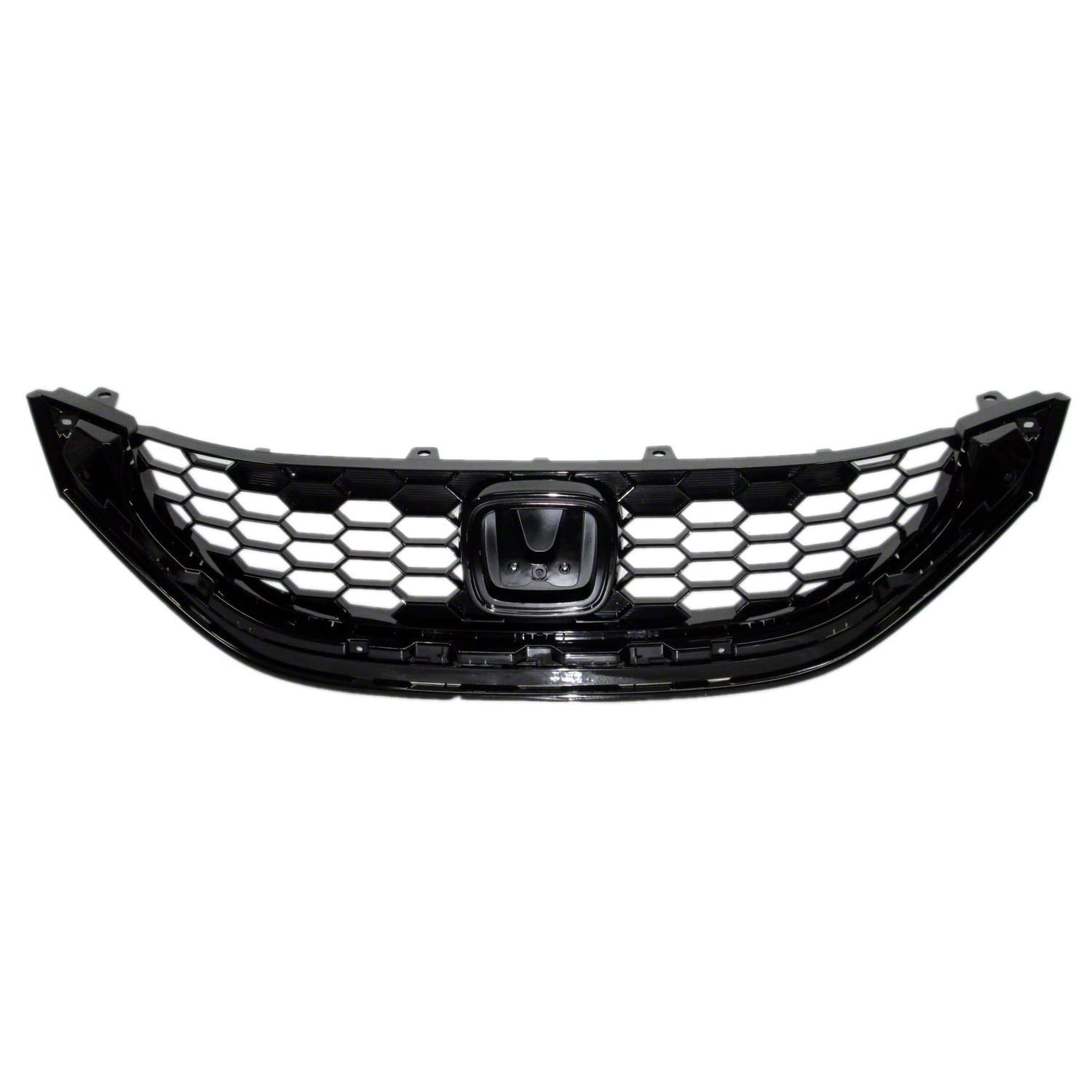 Aftermarket 2013 2015 Honda Civic EX Sedan 4 Door OE Black Front Grille