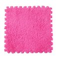 thumbnail image 1 of MesaSe 5PCS Plush Puzzle Foam Floor Mat Plush Area Rug Interlocking Floor Tiles for Flooring Farmhouse - White, 1 of 3