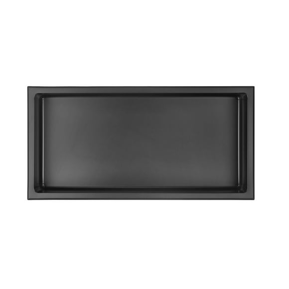 The akuaplus® wall mount shower niche 12 in. x 16 in., made in stainless steel.