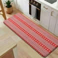thumbnail image 5 of Red Christmas Folk Pattern Kitchen Rug Mat,Kitchen Runner Rugs Non Skid Washable,Decorative Kitchen Floor Mats for Kitchen,Sink,Laundry,17"x47.2", 5 of 7