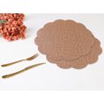 thumbnail image 6 of Unique Bargains Set of 6 Flower Placemats for Kitchen Coffee 15*15in, 6 of 7