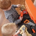 thumbnail image 4 of Step2 Plastic Pretend Play Handyman Workbench with Tools and Accessories, Orange, 4 of 6