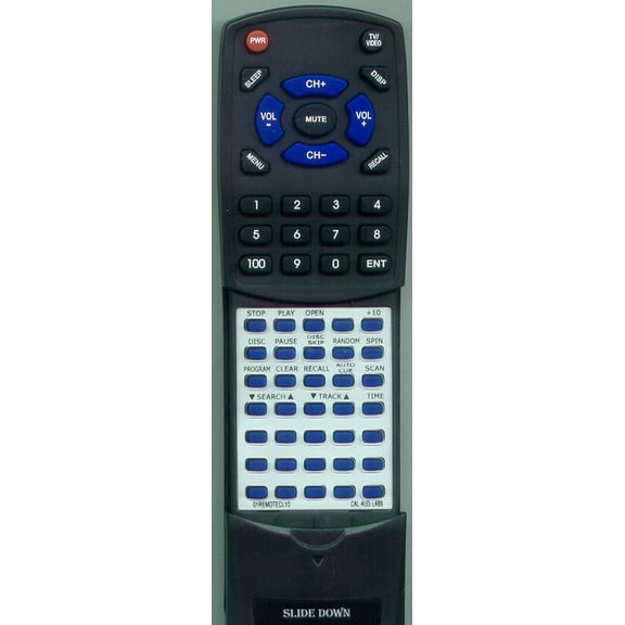 Replacement Remote for CALIFORNIA AUDIO LAB 01REMOTE-CL10, 01REMOTECL10, RT01REMOTECL10, CL5, CL10