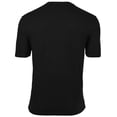 thumbnail image 2 of U.S. POLO ASSN. Camiseta para hombre - Jersey cardado, cuello redondo, logotipo bordado, algodón Negro 2 L (Large), 2 of 3