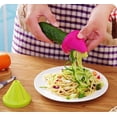 thumbnail image 5 of 2Pcs Spiralizer Vegetable Slicer,Handheld Spiralizer Vegetable Fruit Spaghetti Zucchini Noodle Maker Grater Slicer Cutters, Kitchen Gadget Funnel Carrot Radish Cutter Shred Slicer Spiral Tools, 5 of 5
