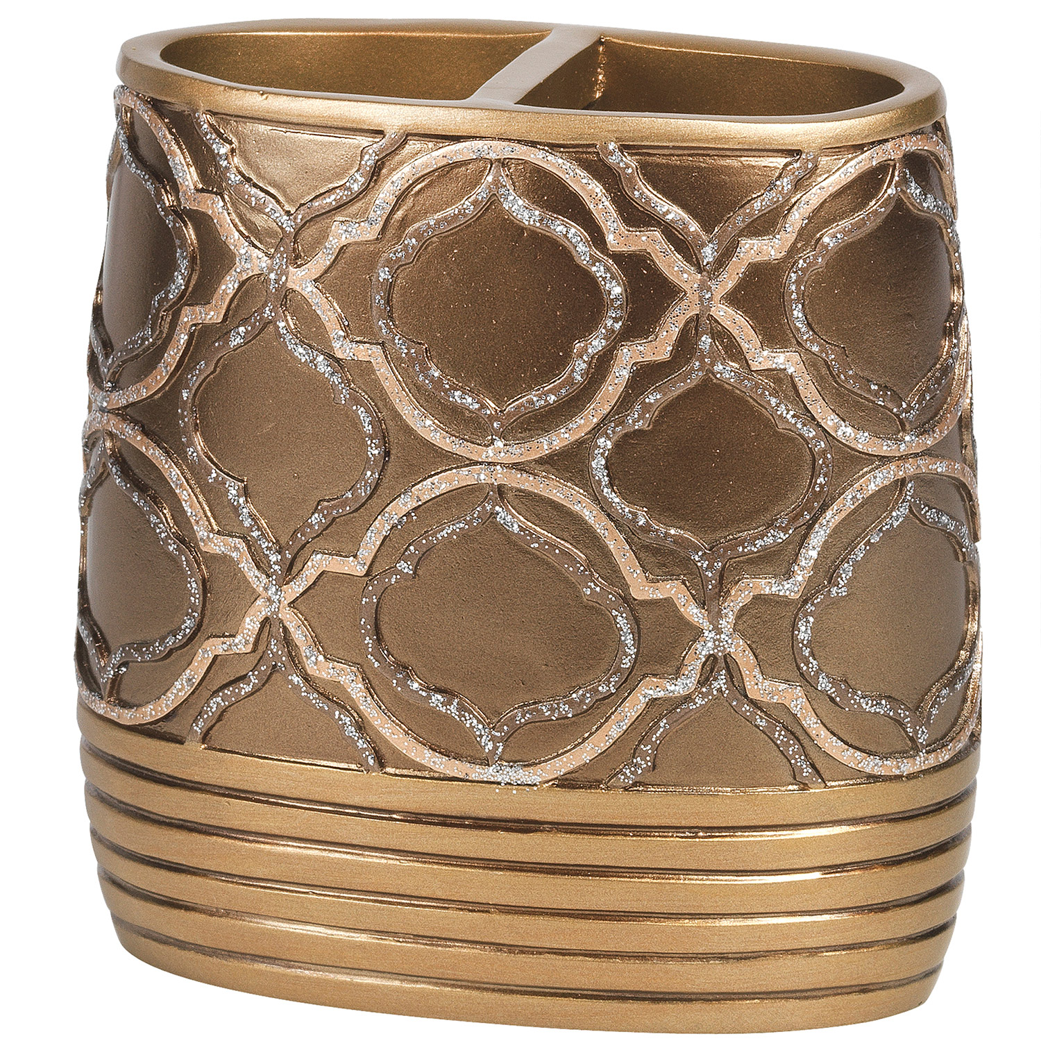 Popular Bath Spindle Gold Collection Bathroom Toothbrush Holder