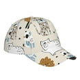 thumbnail image 3 of Daiia Hand Drawn Animals Baseball Cap Men Women Classic Adjustable For Running Workout And Outdoor Activitie All Season Dad Hat Gift, 3 of 9