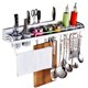 thumbnail image 2 of Kearding Estante para especias de montaje en pared, soporte organizador de herramientas de cocina, estante de almacenamiento colgante sin perforaciones de Almacenamiento y organización del hogar Kearding HA023170-00, 2 of 6