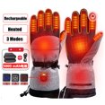 thumbnail image 2 of Guantes calefactables para motocicleta, guantes térmicos de invierno para Moto, cálidos, impermeables, recargables, para motocicleta al aire libre, 2 of 5