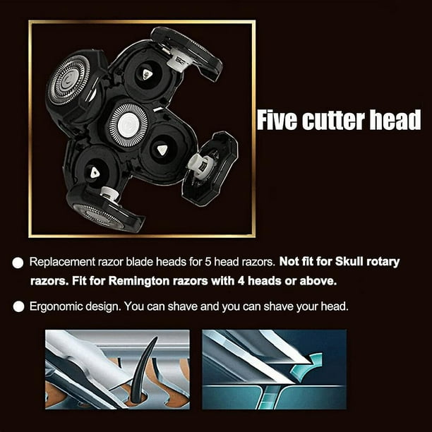 Replacement 5 Blade Shaver Head