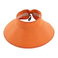thumbnail image 6 of HUANLEDASH Empty Top Back Split Bowknot Decor Sun Hat Sweat Absorbing Sun Protection Thin Wide Large Brim Pure Color Beach Hat Fashion Accessories, 6 of 8