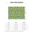 thumbnail image 5 of Fuzoiu Lemon Print Flannel Blanket,Throw Blanket,Flannel Home Decor,Fleece Bed Blankets,Cozy Soft Blanket for Bed, Sofa, Camping, and Travel-40"x30", 5 of 6