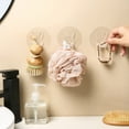 Hole Free Stick on Wall Hanger Hooks for Bathroom Kitchen Door