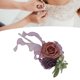 thumbnail image 1 of Ramos De Boda Para Dama De La Novia, Ramo De Novia De Rosas De Flores Artificiales Hechas A Mano Para La Ceremonia De Boda, Ramo Romántico De Mano, Regalos De Decoración, 1 of 8
