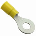 thumbnail image 1 of C-240-14X - RING TERM YEL 1/4IN 12-10AWG ID-6.6MM OD-15MM (100 pcs/pkg), 1 of 1