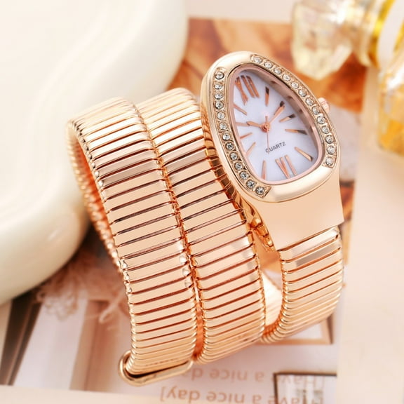 Ladies Snake Watch, New, Fashion, Diamond Elastic, Watch