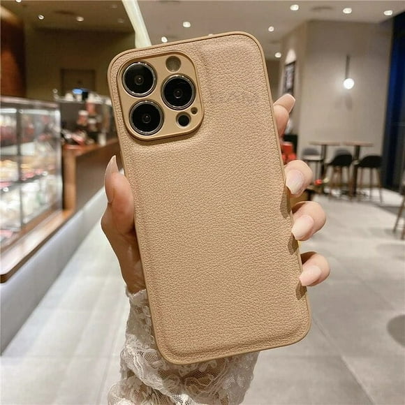 Étui en Cuir de Luxe Antichoc pour iPhone 14 13 12 11 Pro Max XR X TP 7 8 Plus Mini SE Protection Complète de la Caméra ZR