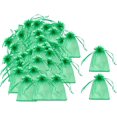 thumbnail image 2 of XINQIHANG 100x Grape Fruit Protection Bags,Garden Drawstring Netting Mesh Bags for Vegetable Bags , 102cm Green, 2 of 6