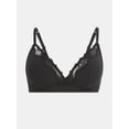 thumbnail image 3 of No Boundaries Fit Stretch Triangle Bralette with Lace, Women's XS-3XL, 3 of 3