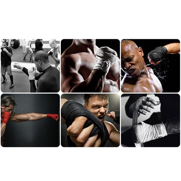 PWFE 1///2 Pcs 2.5M Sports Strap Boxing Bandage Muay Mma Taekwondo Hand Glove Wrap For Boxing Enthusiast Amateur Boxer