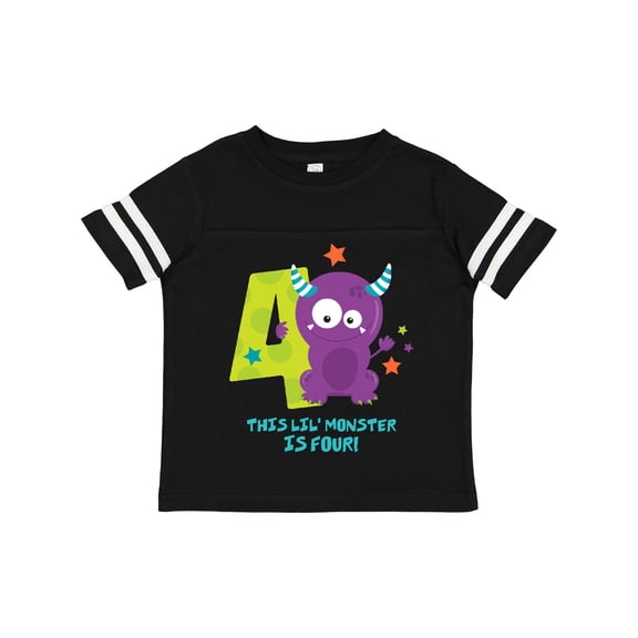 Inktastic Monster 4th Birthday Boys or Girls Toddler T-Shirt