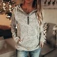 thumbnail image 3 of Vedolay Fall Tops Hoodies for Women Long Sleeve Crop Hoodies Loose Pullover Hooded Sweatshirts,Gray XL, 3 of 4