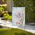 thumbnail image 4 of Wukai Vintage Rose Garden Flags Double Sided Welcome Garden Yard House Flags Outside Outdoor House (Only Flag), 4 of 8