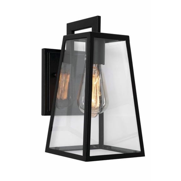 JOPW0712MBBK AFX Joplin - 1 Light Outdoor Wall Sconce-12 Inches Tall and 6.5 Inches Wide