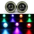 thumbnail image 1 of 2pcs Car Fog Light Angel Eyes Halo Ring Round Led Headlights Universal Driving Lamp, 1 of 5