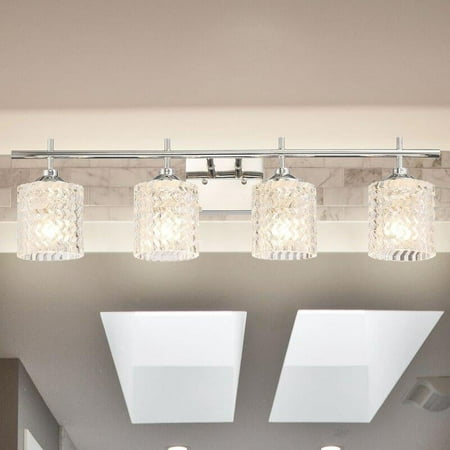 

ACROMA 4 - Light Modern Bathroom Vanity Light-UL Chrome Chrome Satin