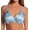 Blue Patina Leaf Print, variant on Women's Bali 3W11 One Smooth U Smoothing & Concealing Underwire Bra (Autumn Orchid 36C)