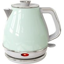 Electric Tea Kettle, Hot Water Boiler Heater Pot, Retro Small Electric Kettle,  Auto Shut-Off & Boil-Dry Protection