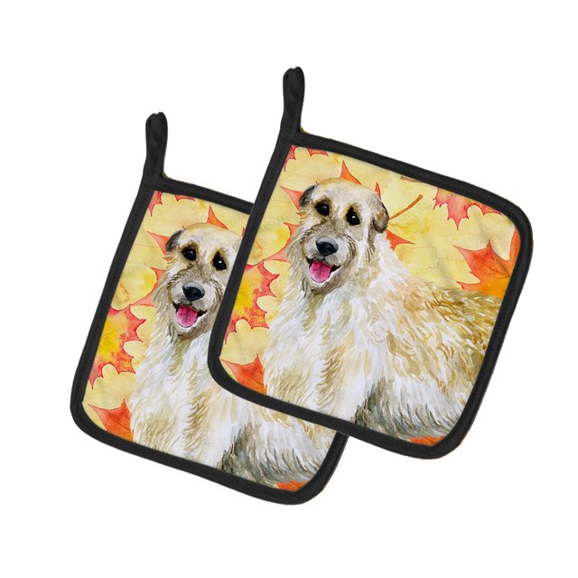 Carolines Treasures BB9931PTHD Irish Wolfhound Automne Paire de Porte-Pots