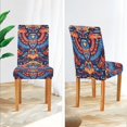 thumbnail image 3 of Yayeee 4 Pack Dining Chair Covers Stretch Parson Chairs Slipcovers Seat Protector, Blue Abstract Eagle, 3 of 6
