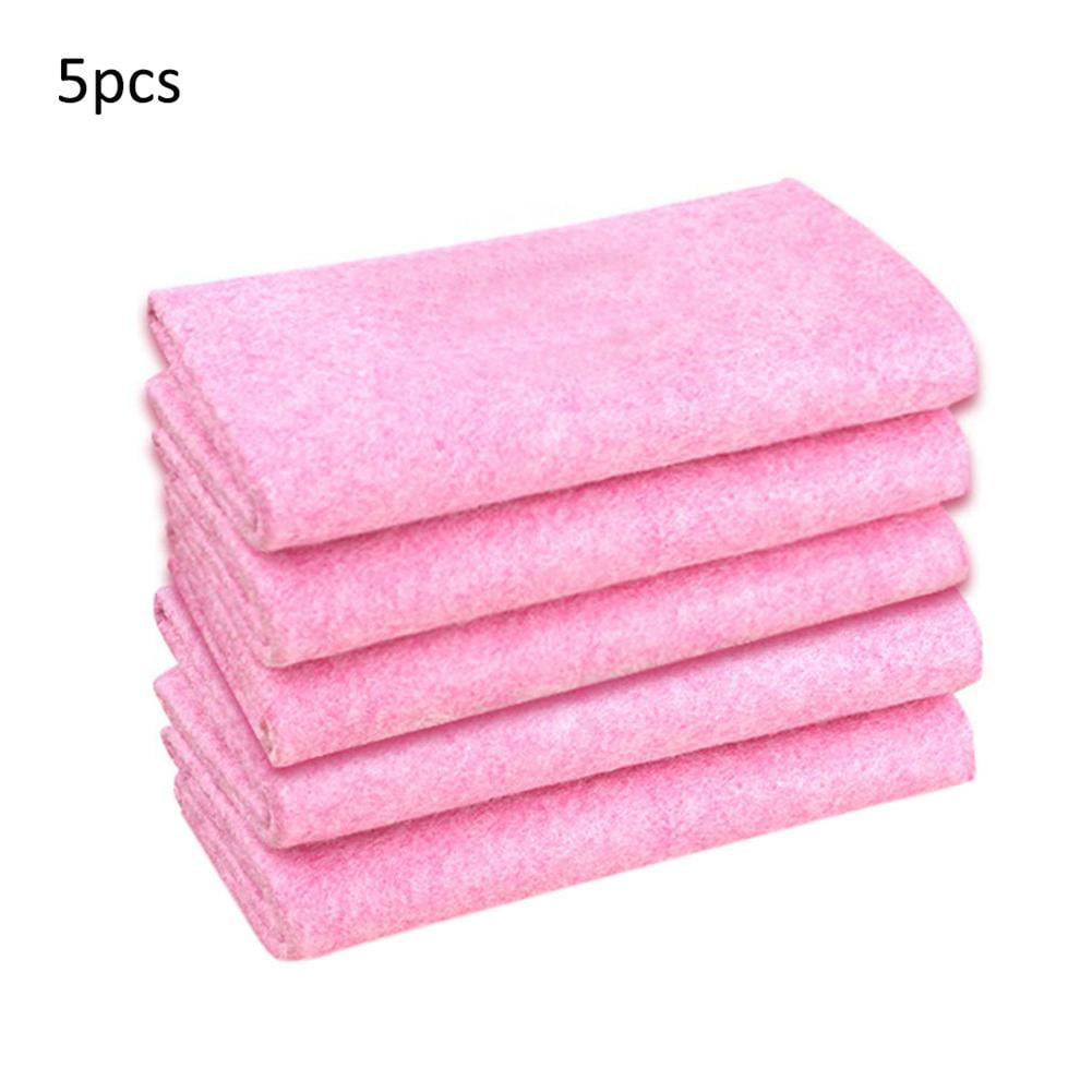 Details about   5pcs Super Absorbent Microfiber Kitchen Cloth Dish Cleaning Towel Household Best 