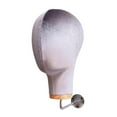 thumbnail image 2 of lionlar Support Mural Femme Mannequin Tête Modèle Chapeau Rangement pour Lunettes Écouteurs Gris, 2 of 9