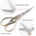 thumbnail image 4 of 4.3Inch Embroidery Sewing Scissors Small Precision Detail Alloy Scissors Vintage Shears Sharp Cutter & leather Scissors Tool Holsters for Fabric Paper Cutting Craft Threading Household, 4 of 9
